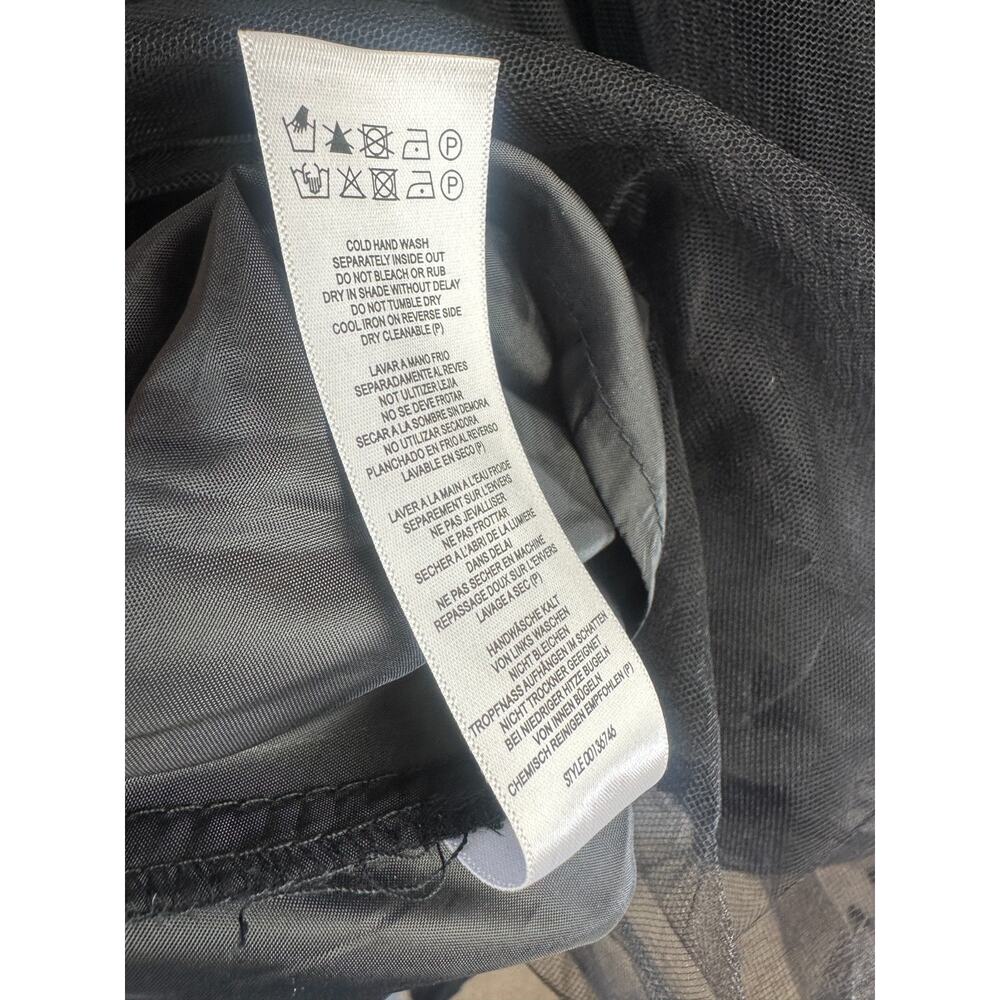 City Chic Rare Beauty Dress Lace Fit & Flare Black A Line Tulle XL Plus Size 22 - Picture 15 of 16